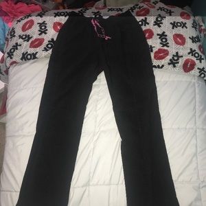 Black heartsoul scrub pants